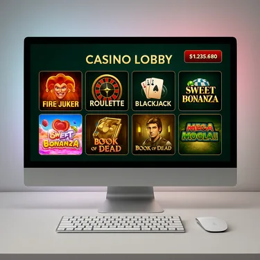 Betinia - Interfejs Desktop - Intuicyjny Design Kasyna